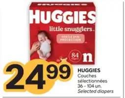 Brunet HUGGIES Couches sélectionnées offer