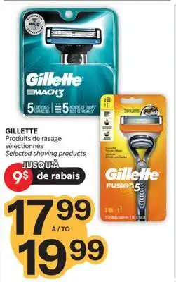 Brunet GILLETTE Produits de rasage sélectionnés offer