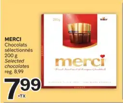 Brunet MERCI Chocolats sélectionnés offer