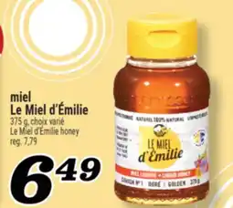 Marché Richelieu MIEL LE MIEL D'ÉMILIE | LE MIEL D'ÉMILIE HONEY offer