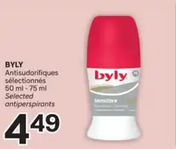 Brunet BYLY Antisudorifiques sélectionnés offer