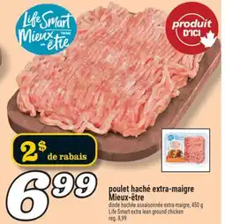 Marché Richelieu Poulet haché extra-maigre Mieux-être | Life Smart extra lean ground chicken offer