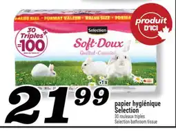 Marché Richelieu PAPIER HYGIÉNIQUE SELECTION | SELECTION BATHROOM TISSUE offer