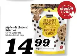 Marché Richelieu PÉPITES DE CHOCOLAT SELECTION |SELECTION CHOCOLATE CHIPS offer