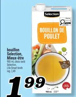 Marché Richelieu BOUILLON LIFE SMART BROTH | BOUILLON SELECTION, MIEUX‑ÊTRE offer