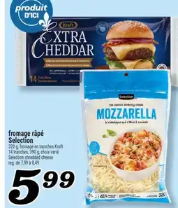 Marché Richelieu FROMAGE RÂPÉ SELECTION | SHREDDED CHEESE offer