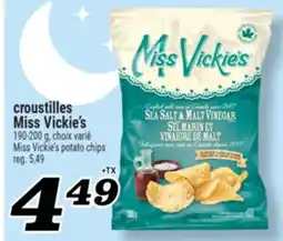 Marché Richelieu CROUSTILLES MISS VICKIE'S | MISS VICKIE'S POTATO CHIPS offer