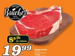 Marché Richelieu Biftecks de côtes | Rib steaks, economic pack offer