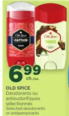 Proxim OLD SPICE Selected deodorants or antiperspirants offer