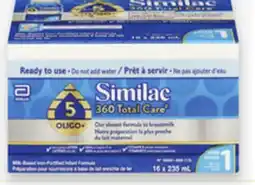 Proxim SIMILAC 360 TOTAL CARE Infant formulas offer
