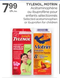 Proxim TYLENOL, MOTRIN Selected acetaminophen or ibuprofen for children offer
