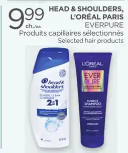 Proxim HEAD & SHOULDERS, L'ORÉAL PARIS EVERPURE Selected hair products offer
