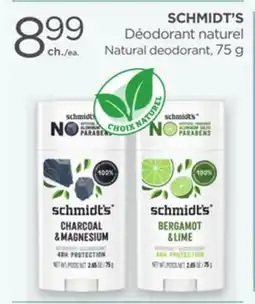 Proxim SCHMIDT'S Natural deodorant offer
