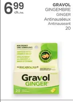 Proxim GRAVOL GINGEMBRE GINGER Antinauseant offer