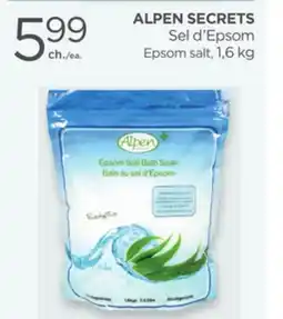 Proxim ALPEN SECRETS Epsom salt offer