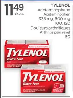 Proxim TYLENOL Acetaminophen 325 mg, 500 mg or Arthritis pain relief offer