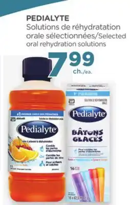 Proxim PEDIALYTE Selected oral rehydration solutions offer