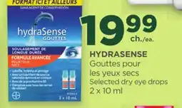 Proxim HYDRASENSE Selected dry eye drops offer
