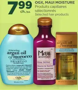 Proxim OGX, MAUI MOISTURE Selected hair products offer