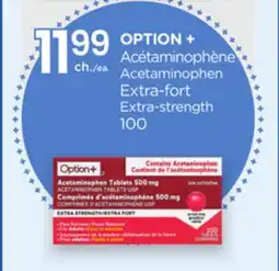 Proxim OPTION+ Acetaminophen Extra-strength offer