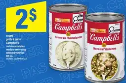 Maxi SOUPE PRÊTE À SERVIR CAMPBELL'S | READY TO SERVE SOUP offer