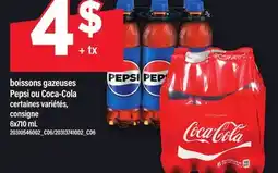 Maxi BOISSONS GAZEUSES PEPSI OU COCA-COLA offer