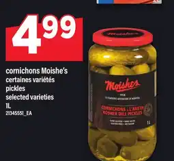 Maxi CORNICHONS MOISHE'S | PICKLES offer