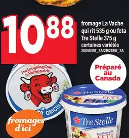 Maxi FROMAGE LA VACHE QUI RIT, 535 G OU FETA TRE STELLE, 375 G offer