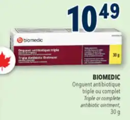 Familiprix BIOMEDIC, Triple or complete antibiotic ointment offer