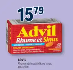 Familiprix ADVIL, Cold and sinus, 40 caplets offer