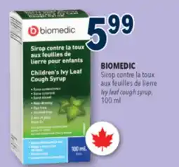 Familiprix BIOMEDIC Ivy leaf cough syrup, 100ml offer