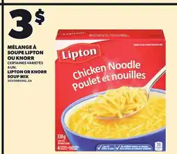 Provigo MÉLANGE À SOUPE LIPTON OU KNORR, 4 UN offer