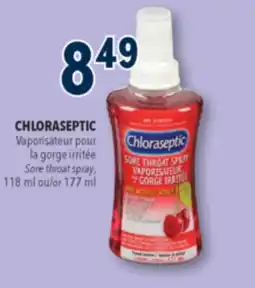 Familiprix CHLORASEPTIC, Sore throat spray, 118 ml or 177 ml offer