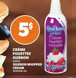 Provigo QUEBON WHIPPED CREAM offer