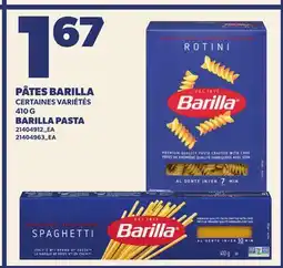 Provigo BARILLA PASTA offer