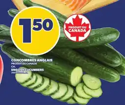 Provigo ENGLISH CUCUMBERS offer