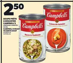 Provigo CAMPBELL'S READY TO SERVE SOUP offer