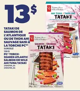 Provigo PC TORCH- SEARED ATLANTIC SALMON OR WILD AHI TUNA TATAKI offer
