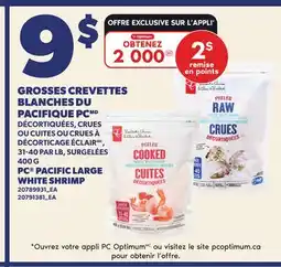 Provigo PC PACIFIC LARGE, 31-40 PAR LB offer