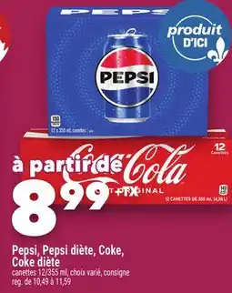 Marche Ami Pepsi, Pepsidiète, Coke, Cokediète offer