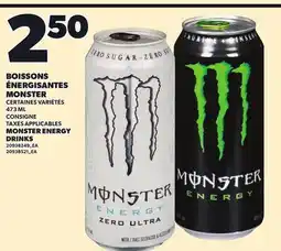 Provigo MONSTER ENERGY DRINKS offer