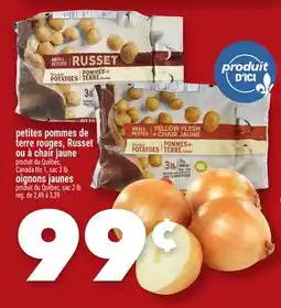 Marche Ami Petites pommes de terre rouges, Russet ou à chair jaune offer