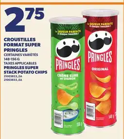 Provigo PRINGLES SUPER STACK POTATO CHIPS offer