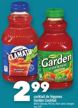 Marche Ami Cocktail de légumes GardenCocktail Mott's offer