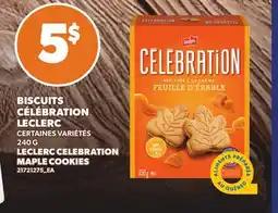 Provigo LECLERC CELEBRATION MAPLE COOKIES offer