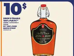 Provigo PC 100% PURE MAPLE SYRUP offer