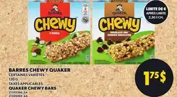 Provigo QUAKER CHEWY BARS offer