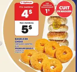 Provigo PREMIUM BAGELS, 6 UN offer