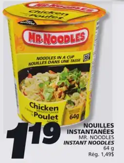 IGA MR. NOODLES INSTANT NOODLES offer