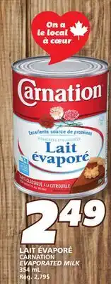 IGA CARNATION EVAPORATED MILK offer